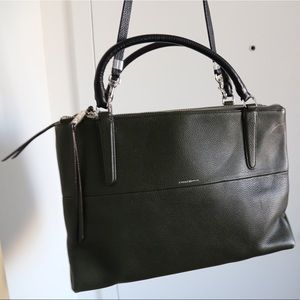 Coach Alpine Moss Leather Medium Borough Bag